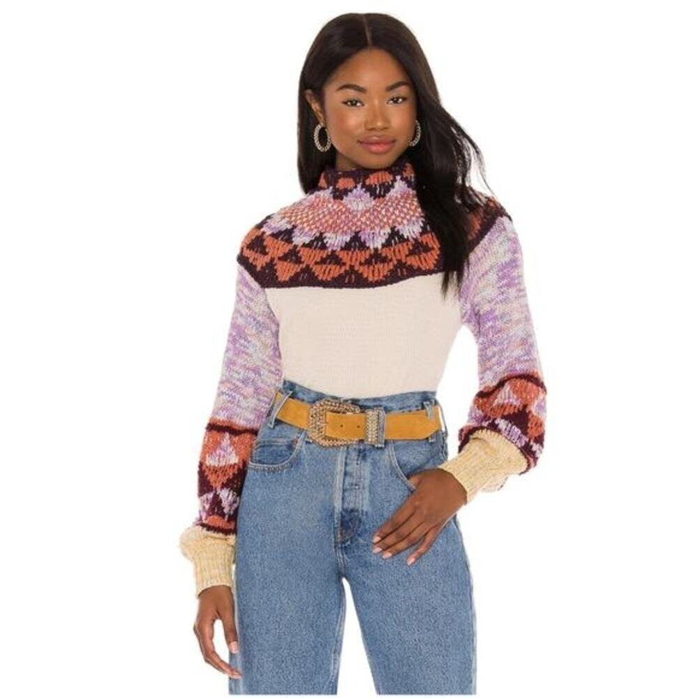 NWT Free People Swit Small Stuff Blouson Sweater XS
